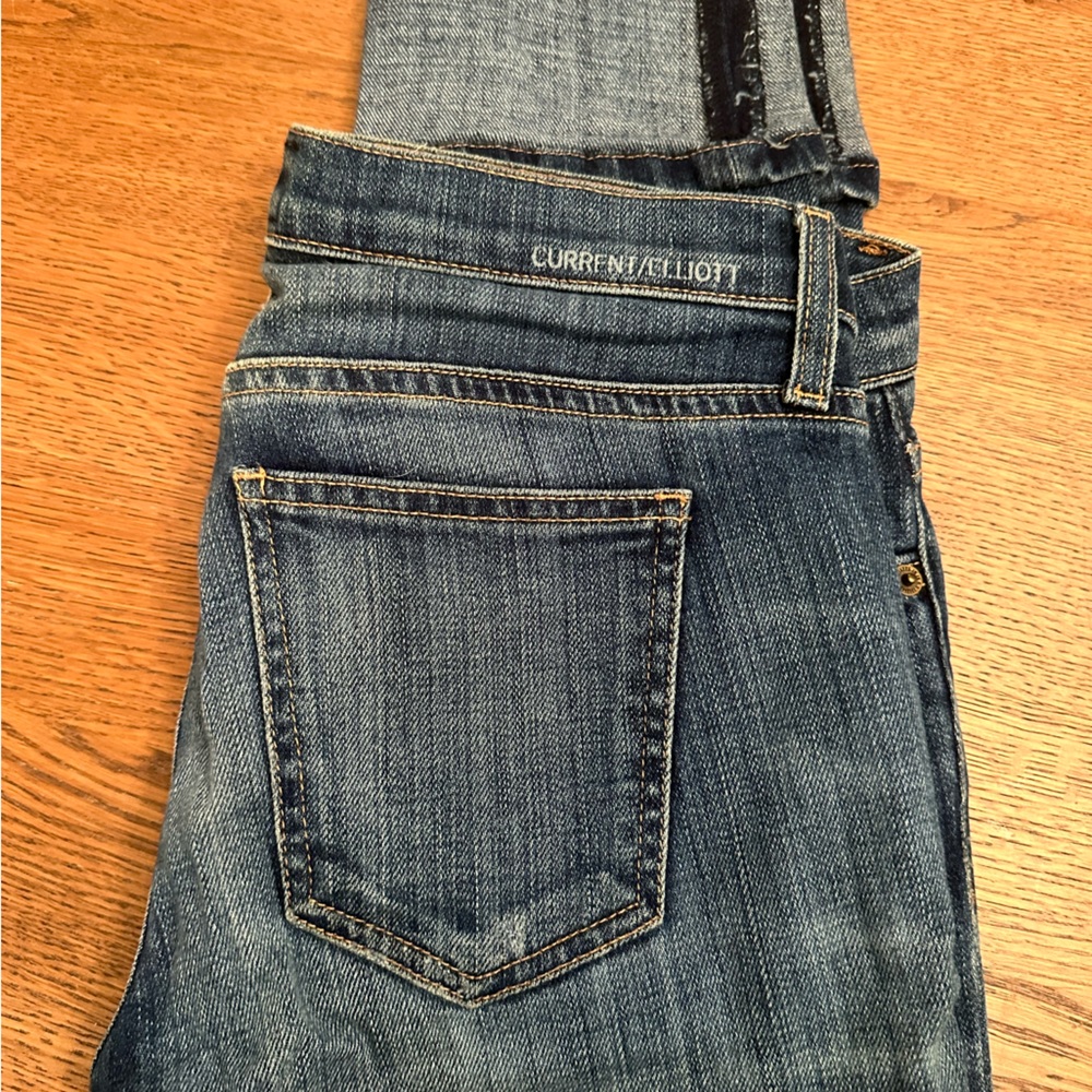 Current Elliot cropped jeans
